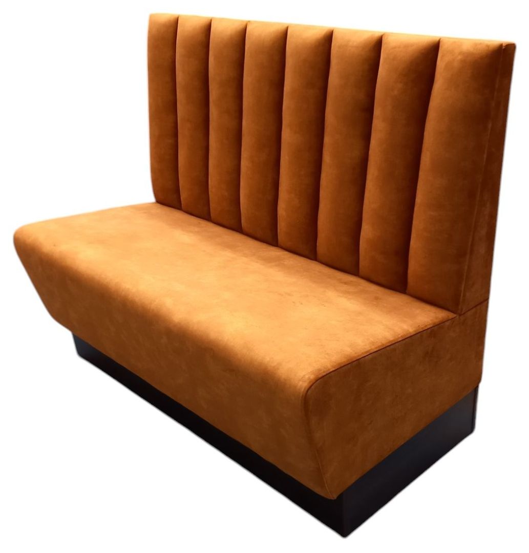 Restaurant sofas made of flame-retardant fabric