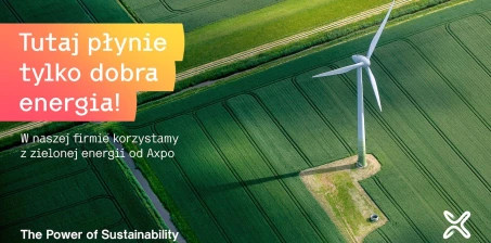 We Act Ecologically! Green Energy Certificate from Axpo for Demi Co.