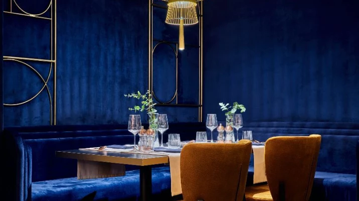 modular sofa with built in wall