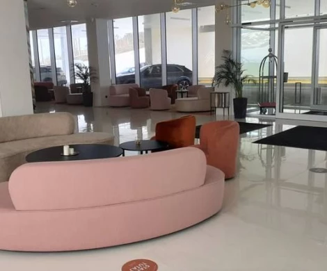 sofas for hotel lobby